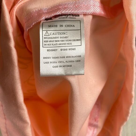 Disney Bibbidi Bobbidi Boutique Drawstring Backpack Adjustable Bag 12 x 16 Pink - Picture 7 of 8